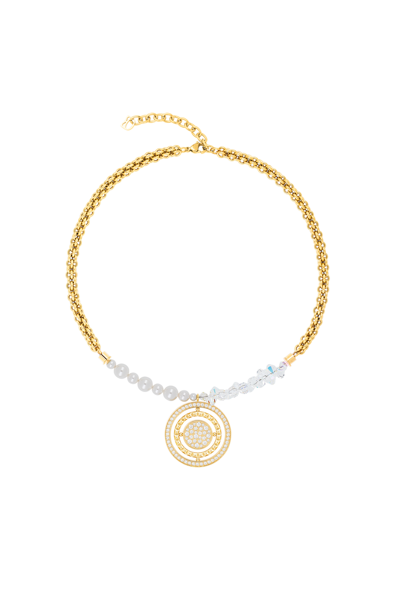 Necklace Amulet Fusion Sparkle, Main, color, Sparkle Gold