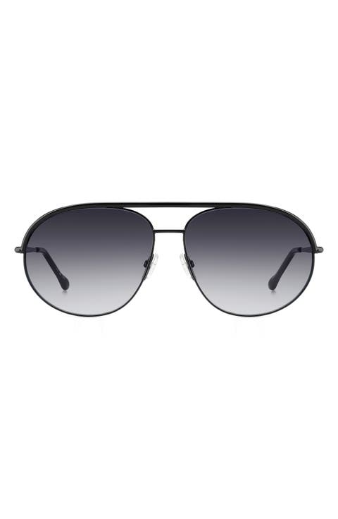 62mm Oversize Navigator Sunglasses