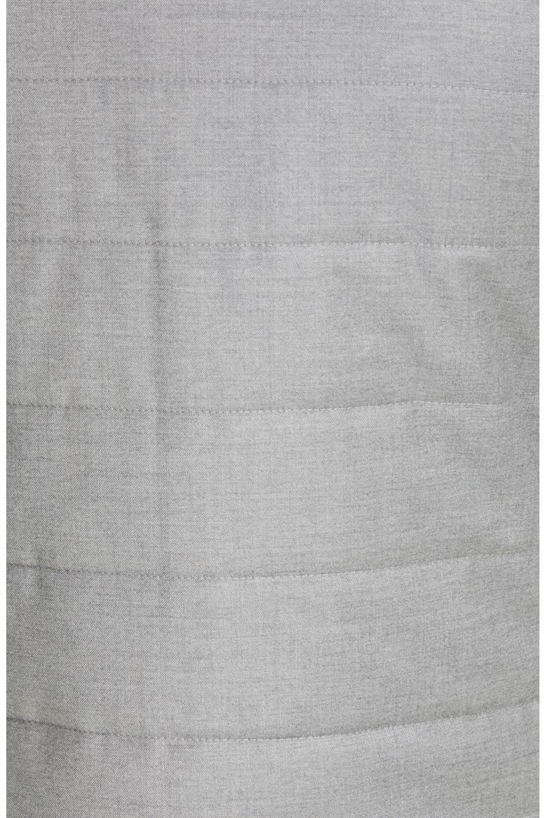 Virgin Wool & Silk Vest, Alternate, color, GREY