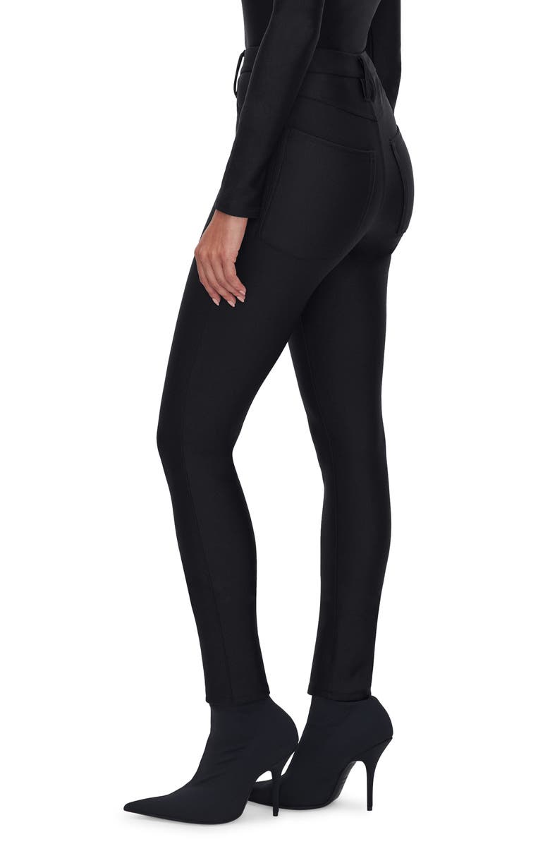 Good American Good Waist High Shine Compression Leggings, Alternate, color,