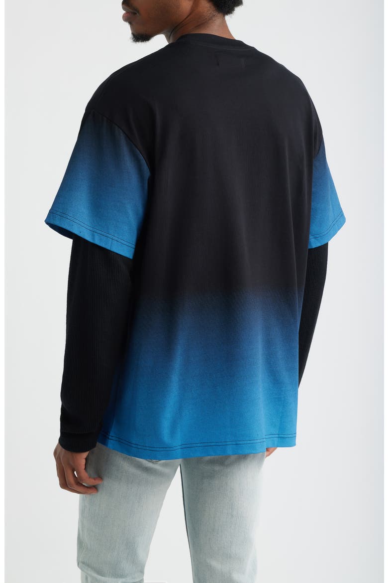 Ryan Sheckler Edition Graphic Layered Long Sleeve Cotton T-Shirt, Alternate, color, BLACK