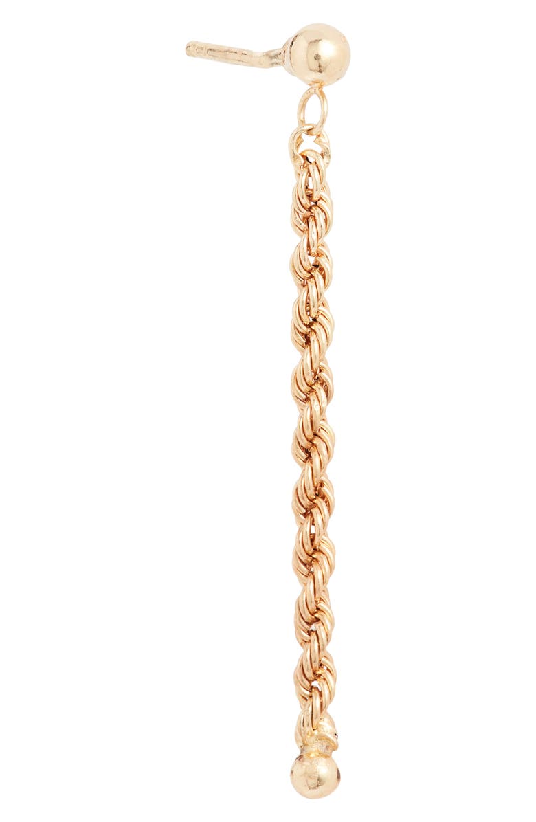 Bony Levy 14K Gold Textured Linear Earrings, Alternate, color, 