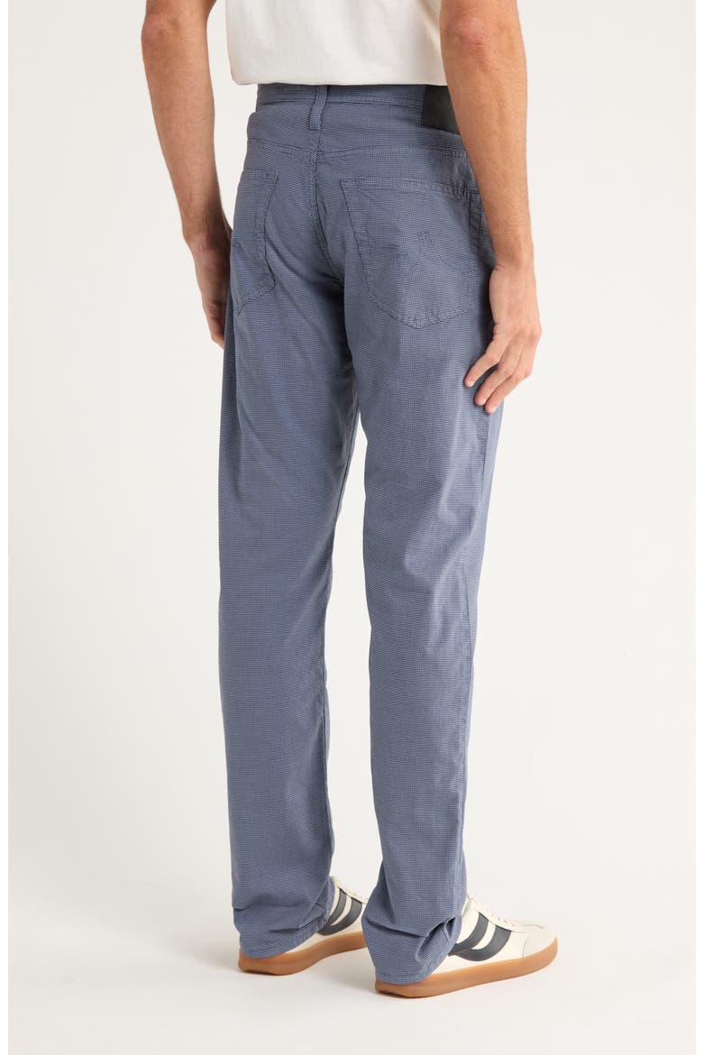 Everett Microcheck Slim Fit Pants, Alternate, color, STORMY SKY