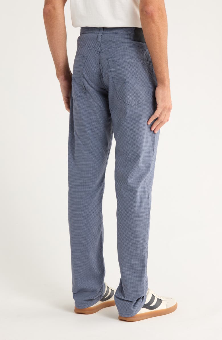 AG Everett Microcheck Slim Fit Pants, Alternate, color, Stormy Sky