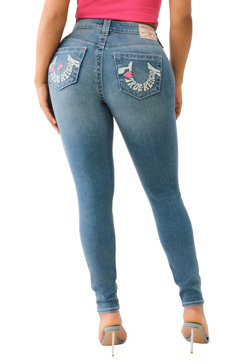 True Religion Jennie Skinny Jeans, Alternate, color, 