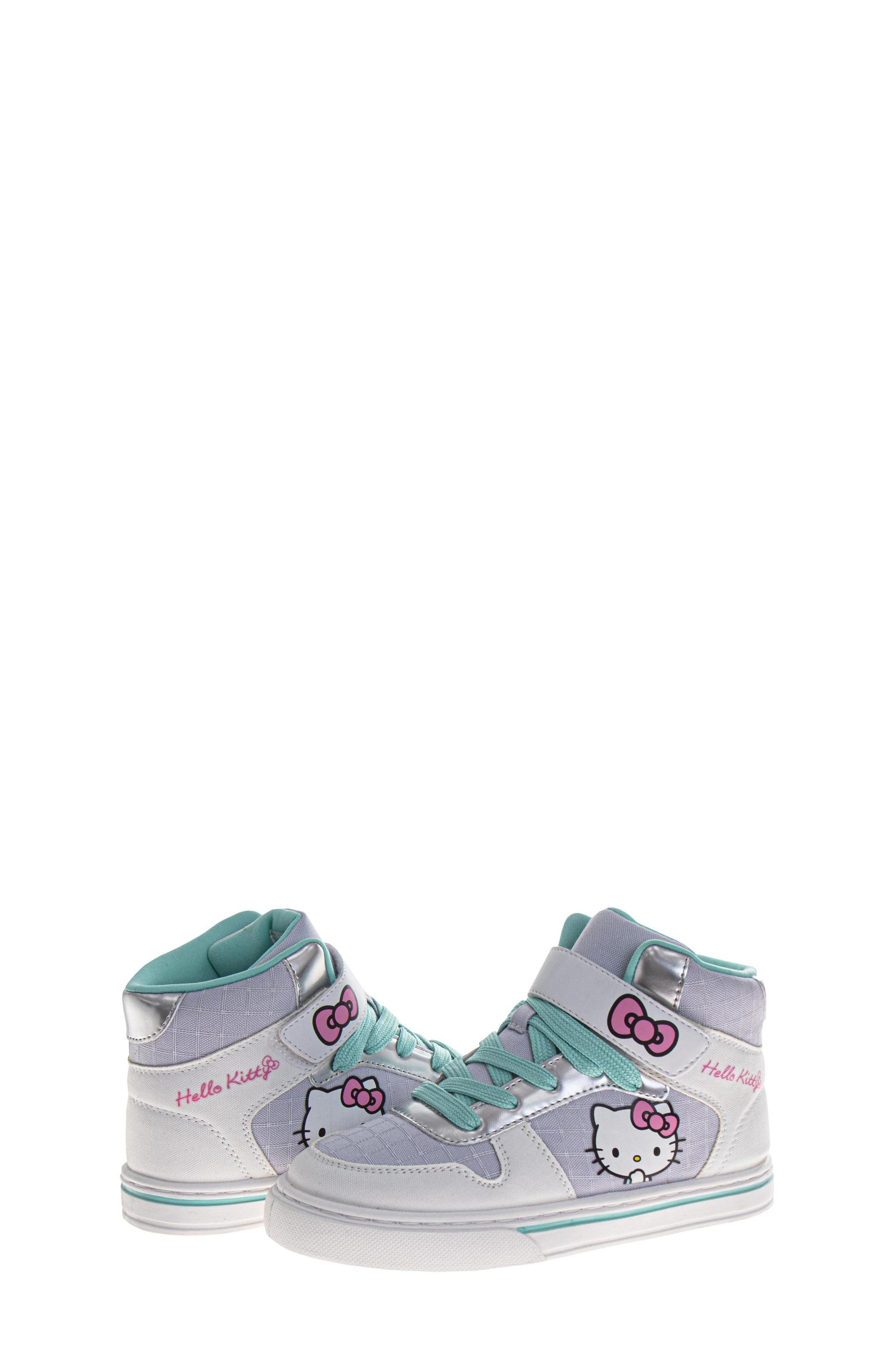 JOSMO Kids' Hello Kitty High Top Sneaker, Alternate, color, 