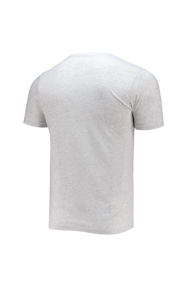 HOMEFIELD Men's Homefield Heathered Gray Miami Hurricanes Vintage Hurricane Warning T-Shirt, Alternate, color, 