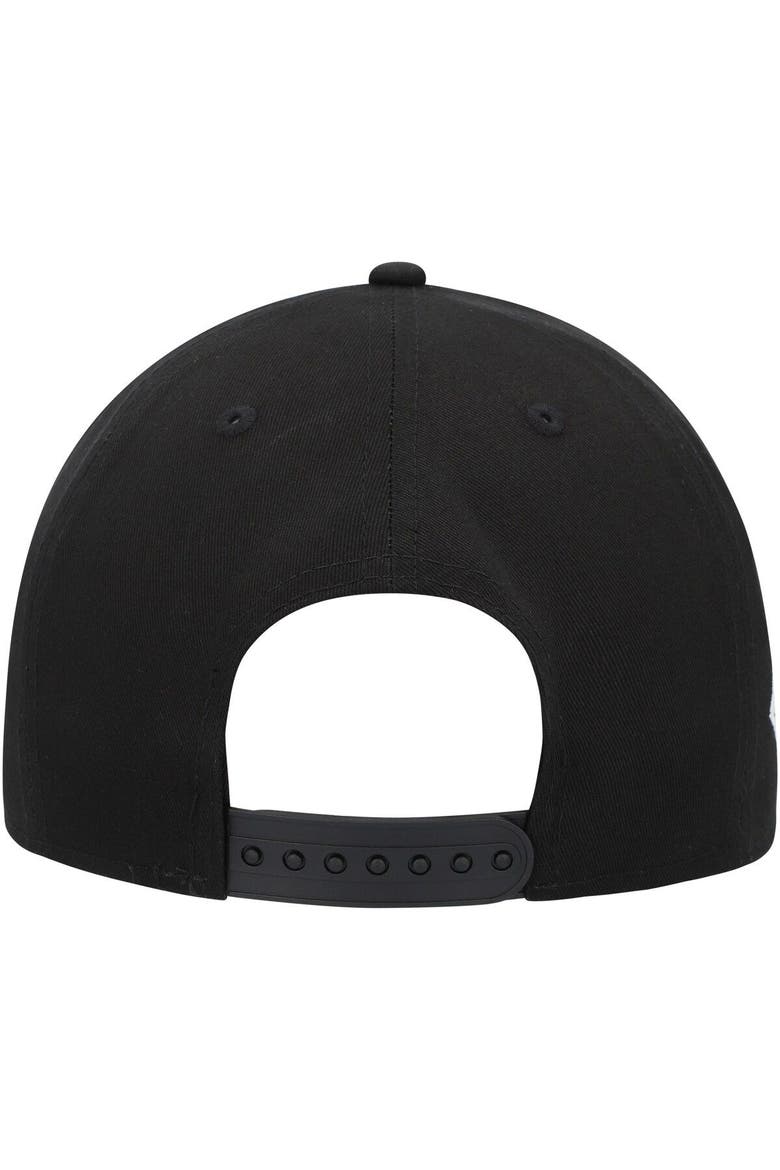 Men's New Era  Black/Scarlet NASCAR 9FORTY A-Frame Trucker Snapback Hat, Alternate, color, Black