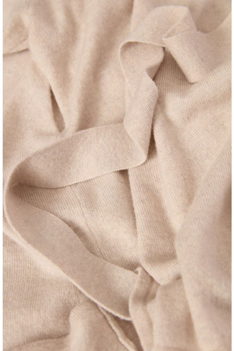 Beverly Wool Blend Wrap Maternity/Nursing Sweater, Alternate, color, BEIGE