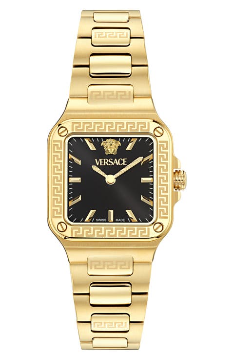 Greca Edge Bracelet Watch, 30mm x 30mm