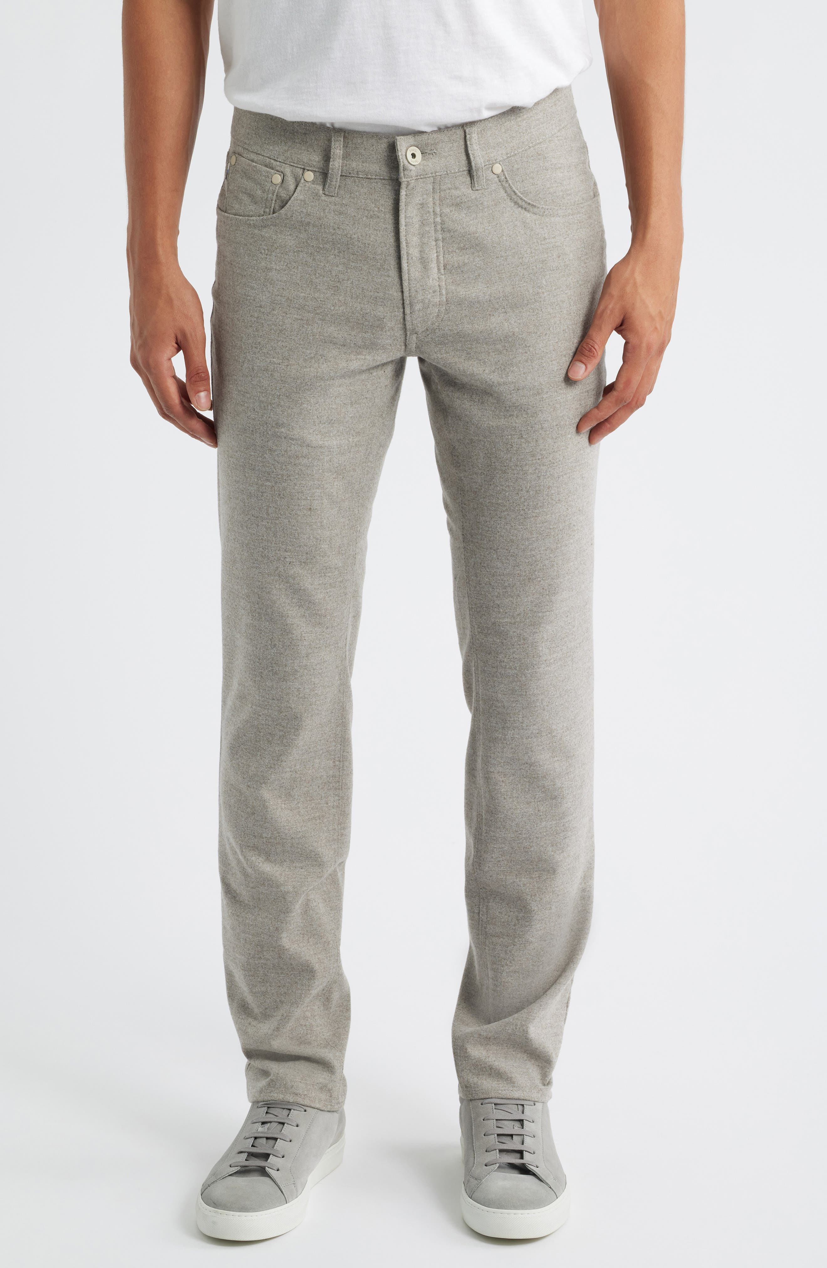 Brax Chuck Modern Fit Ceramica Flannel Five-Pocket Pants