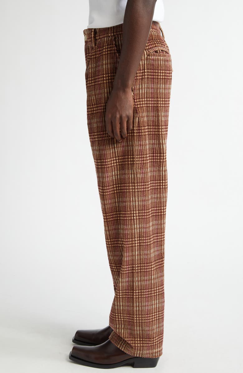 The Elder Statesman Jocky Plaid Corduroy Pants, Alternate, color, 