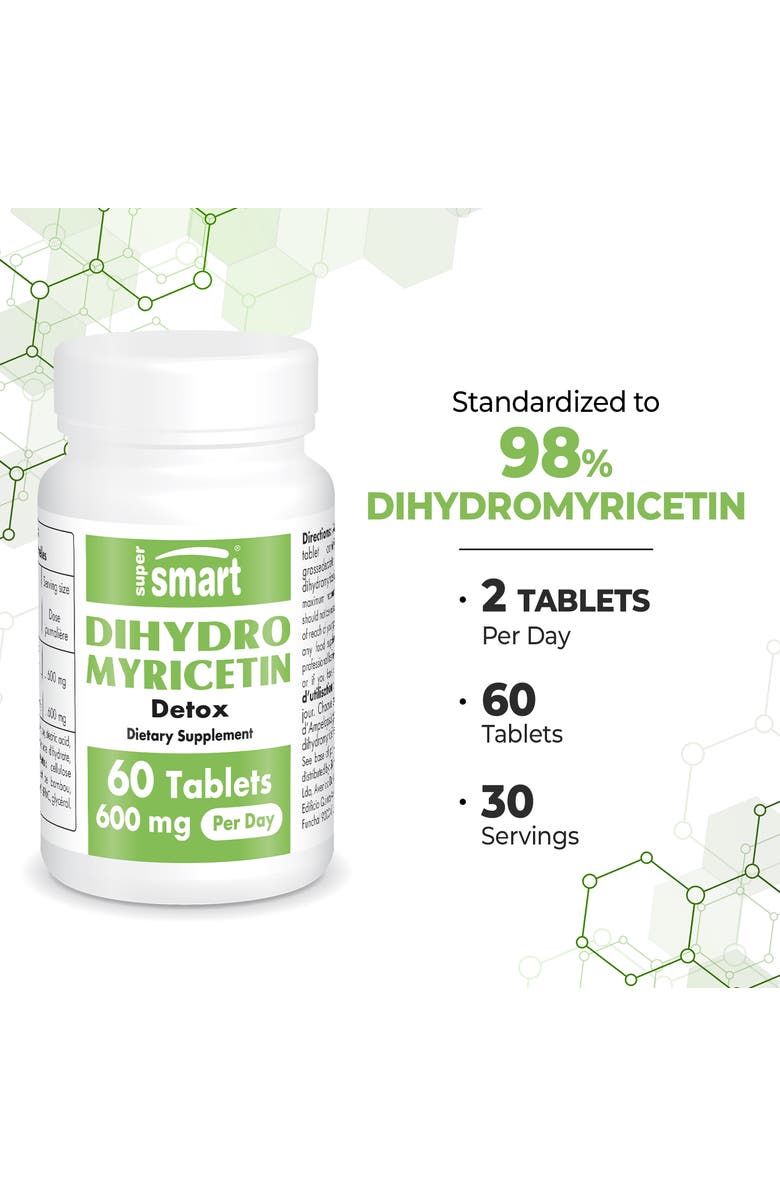 SuperSmart Dihydromyricetin 600mg, Alternate, color, 