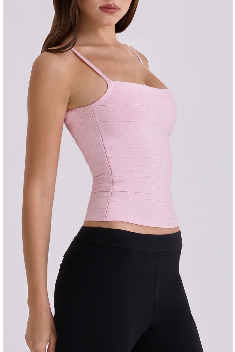 The Body Bandage Top, Alternate, color, PINK