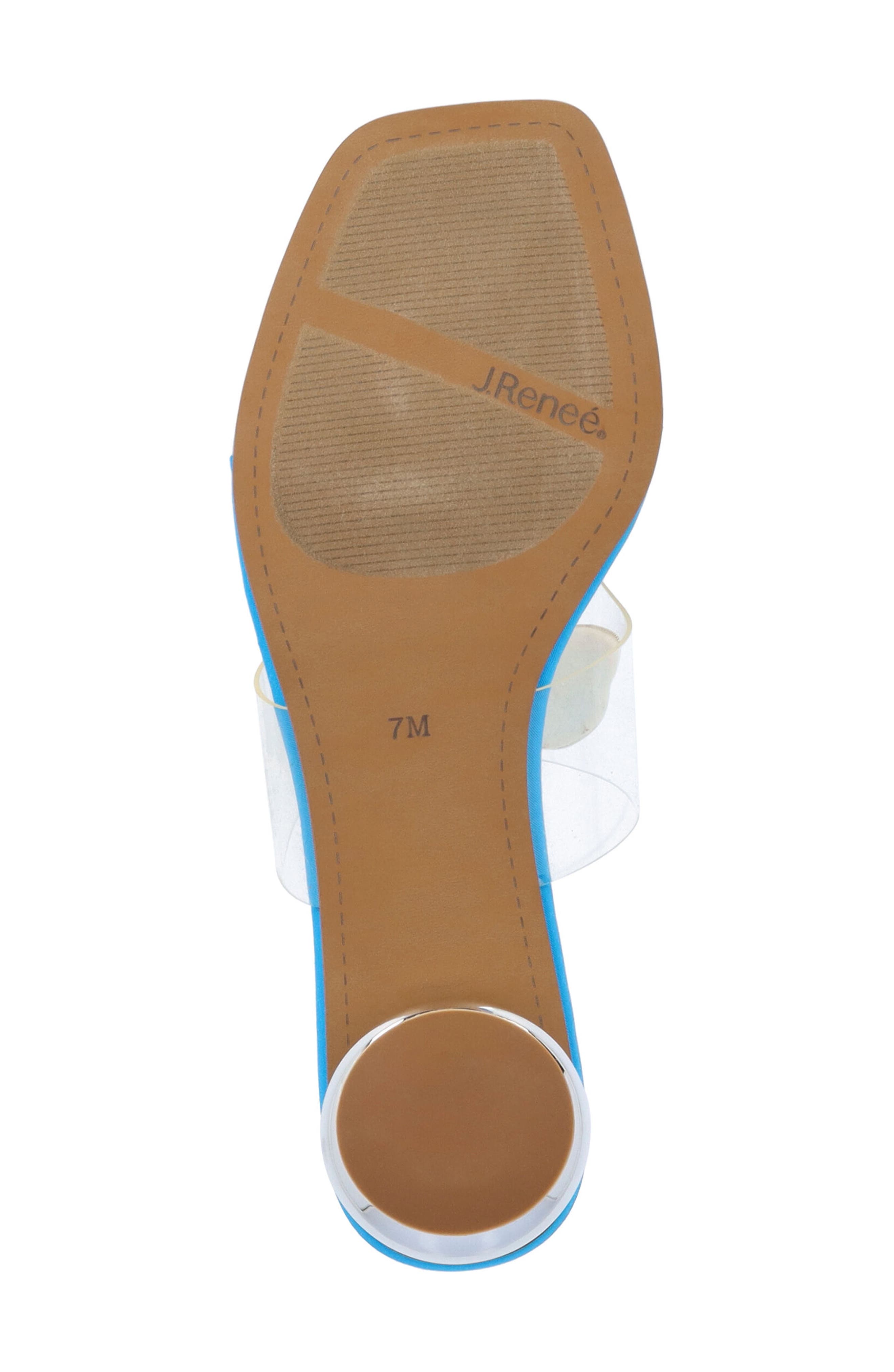 J. Reneé Dolphi Flip Flop, Alternate, color, Clear/ Blue