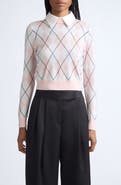 ALICE + OLIVIA Carolann Argyle Sweater