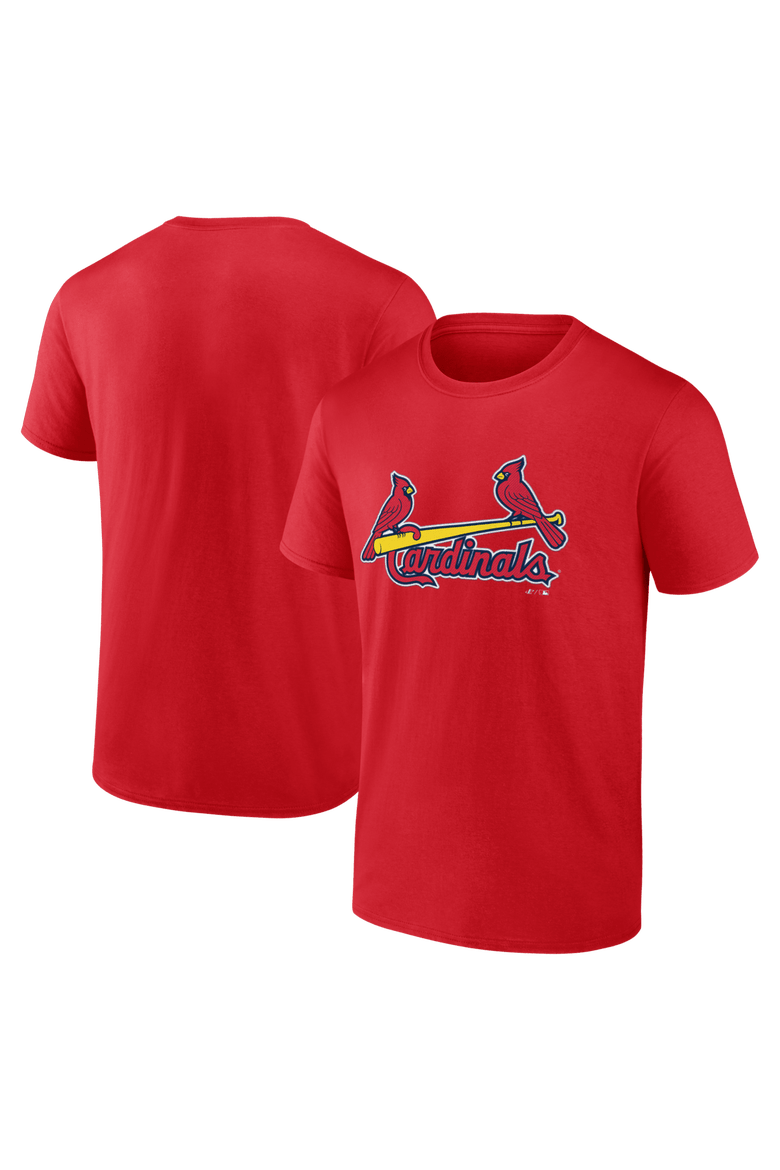 Men's Logo Athletic Red St. Louis Cardinals Wordmark T-Shirt, Main, color, Red