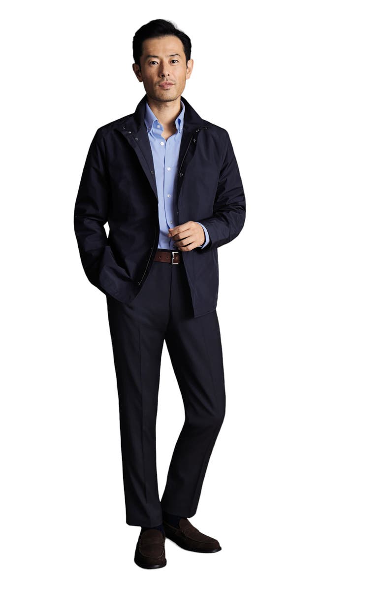 Charles Tyrwhitt Windbreaker, Alternate, color, Denim Blue
