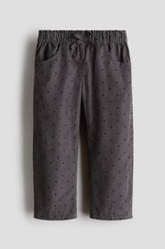 H&M Patterned Corduroy Joggers