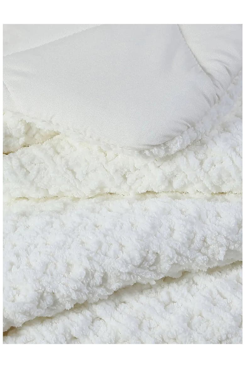 Snug Waffle Comforter, Alternate, color, OFF WHITE