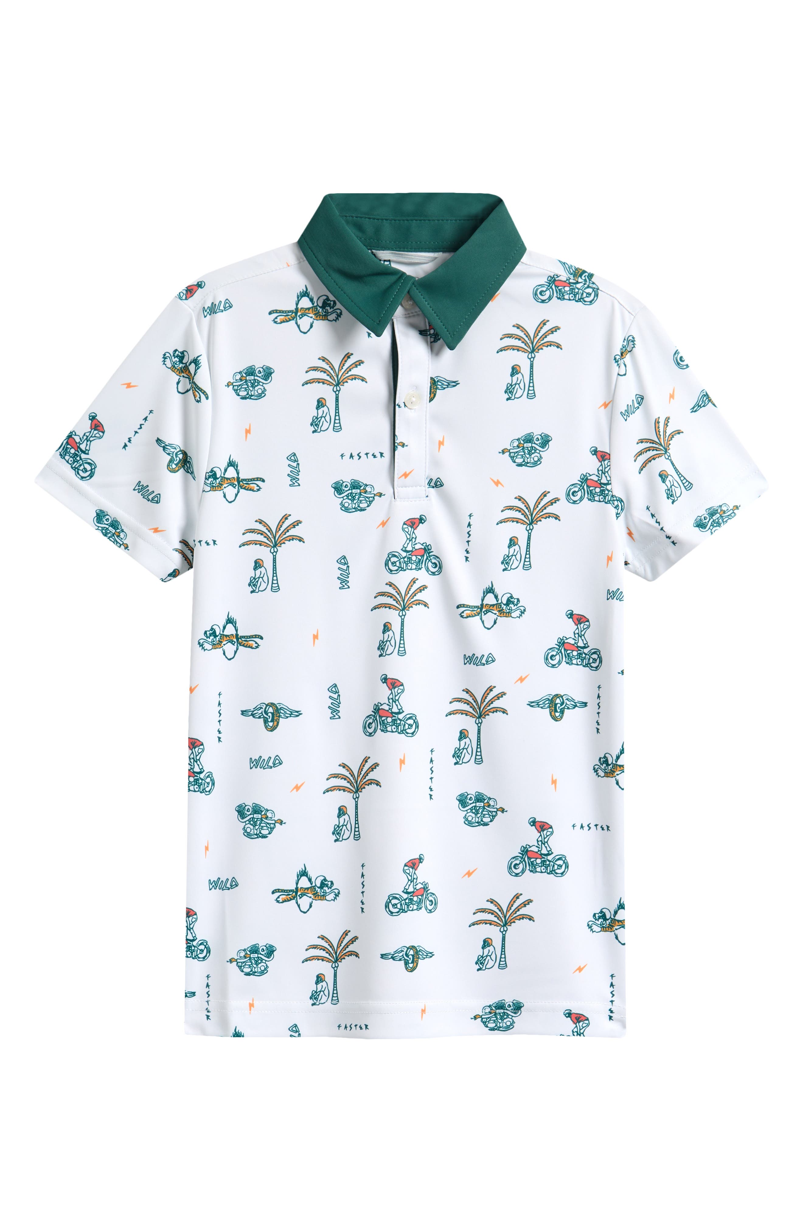 Swannies Kids' Wild Athletic Fit Polo