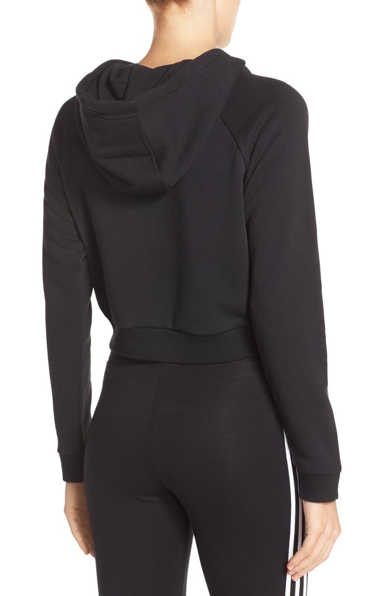 adidas Originals Crop Hoodie, Alternate, color,