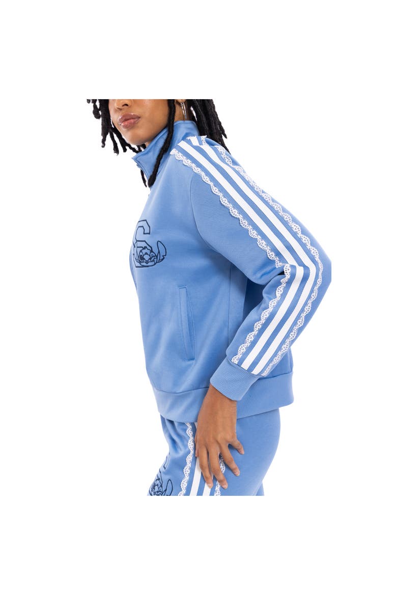 Lilo & Stitch Zip-Up Track Jacket, Alternate, color, Light Blue Stitch