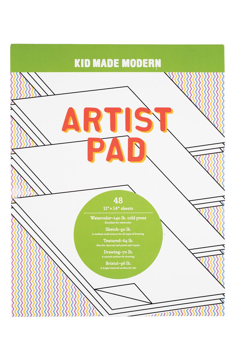 Kid Made Modern Mixed Paper Artist Pad, Main, color, 