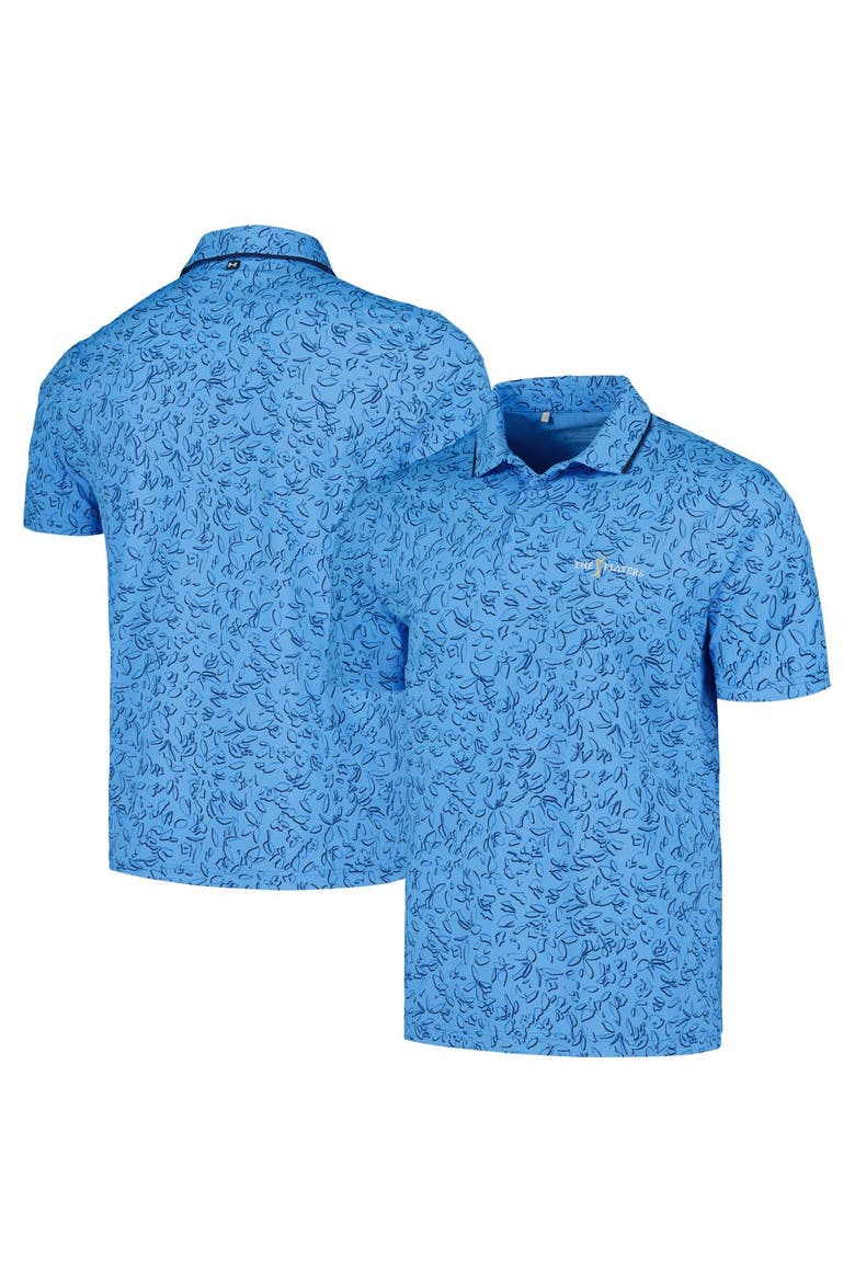 Men's Under Armour Royal THE PLAYERS Iso-Chill Floral Polo, Alternate, color, Royal