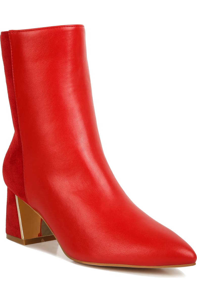 LONDON RAG Desire Bootie, Main, color, Red