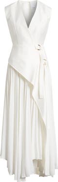 Acler Ellenbrook Linen Blend Sleeveless Gown