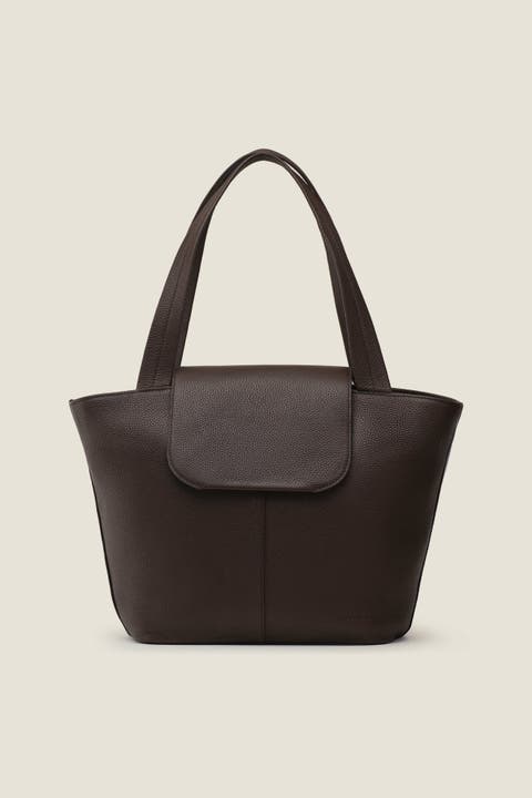 Muse Organized Leather Work Tote