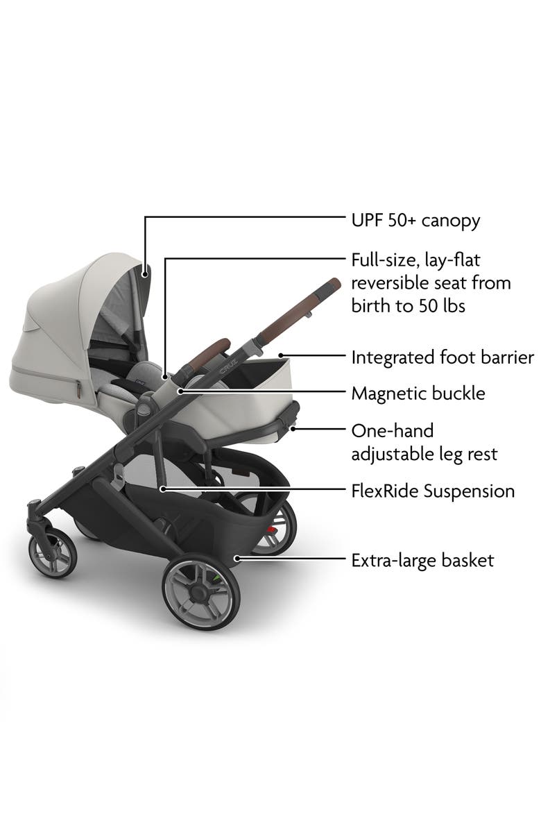UPPAbaby Cruz V3 Stroller & Mesa V3 Infant Car Seat Travel System, Alternate, color, Savannah