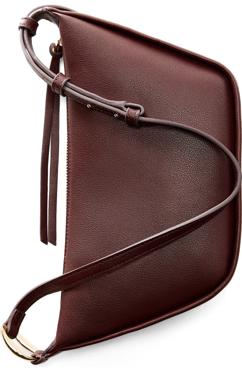 MANGO Faux Leather Shoulder Bag, Alternate, color,