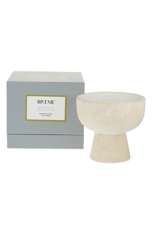 Blueme Balance Giant Ceramic Candle In Transparent