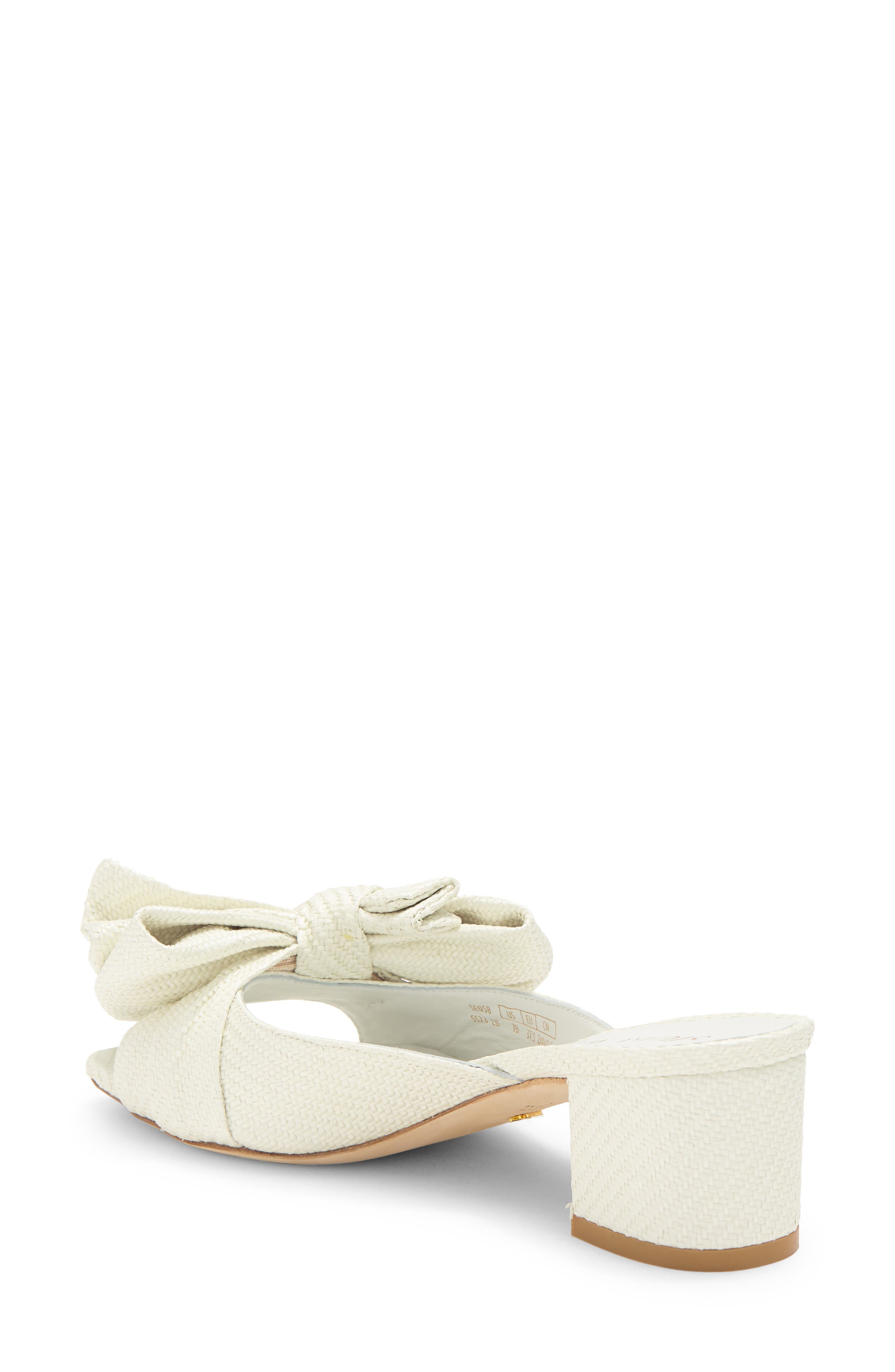 Stuart Weitzman Loveknot Block Heel Sandal, Alternate, color, 