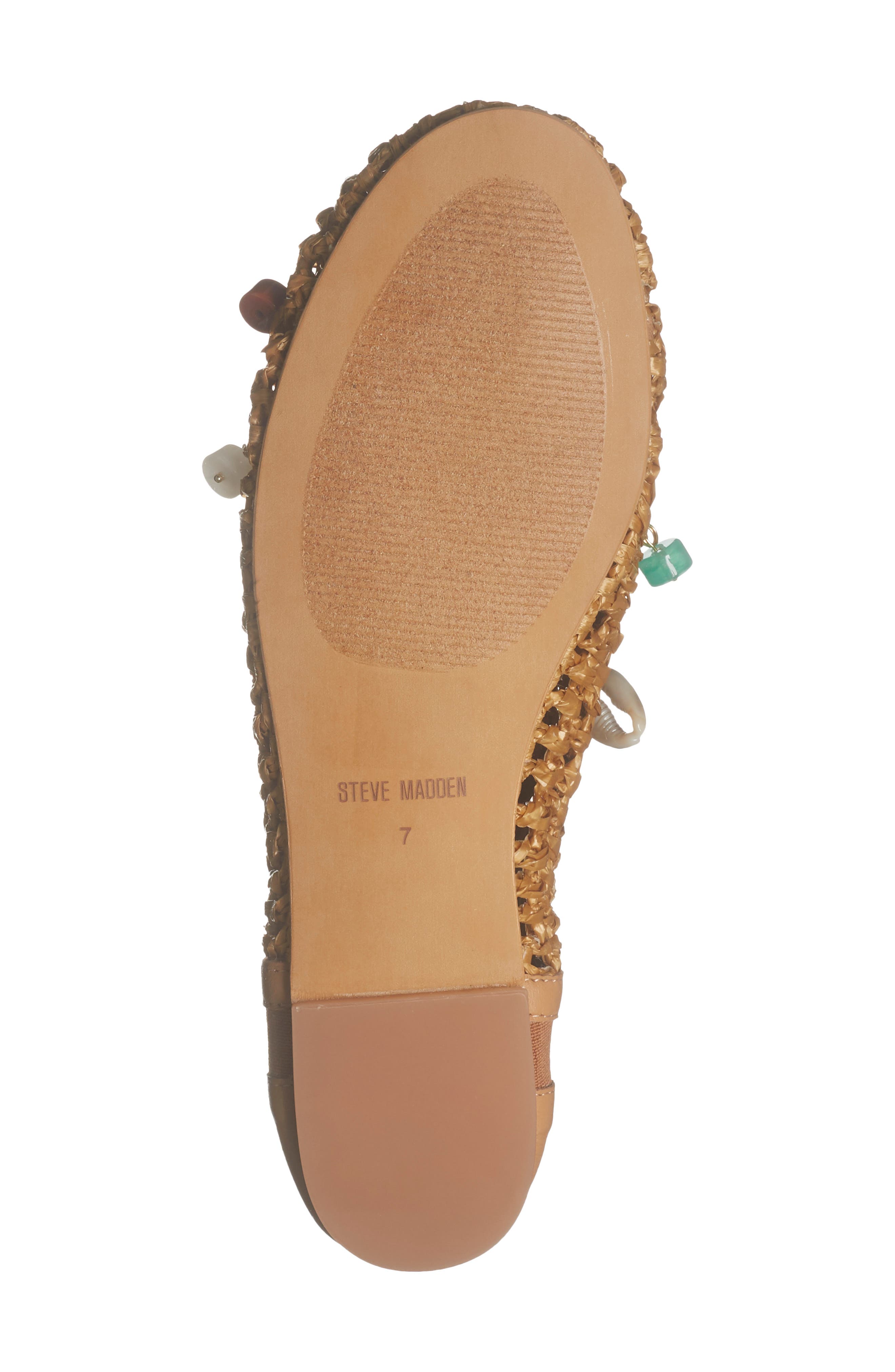 Steve Madden Meela Charm Flat, Alternate, color, 