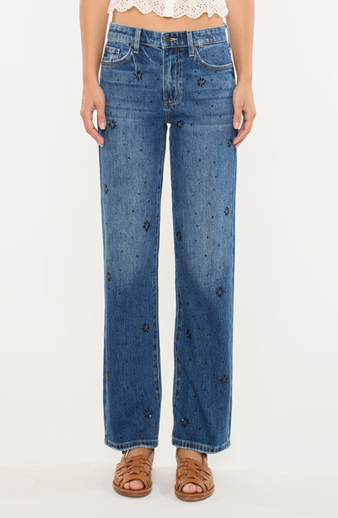 Renata High Rise Straight Jeans