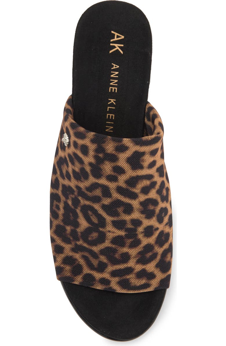 Anne Klein Rellin Wedge Sandal, Alternate, color, Leopard