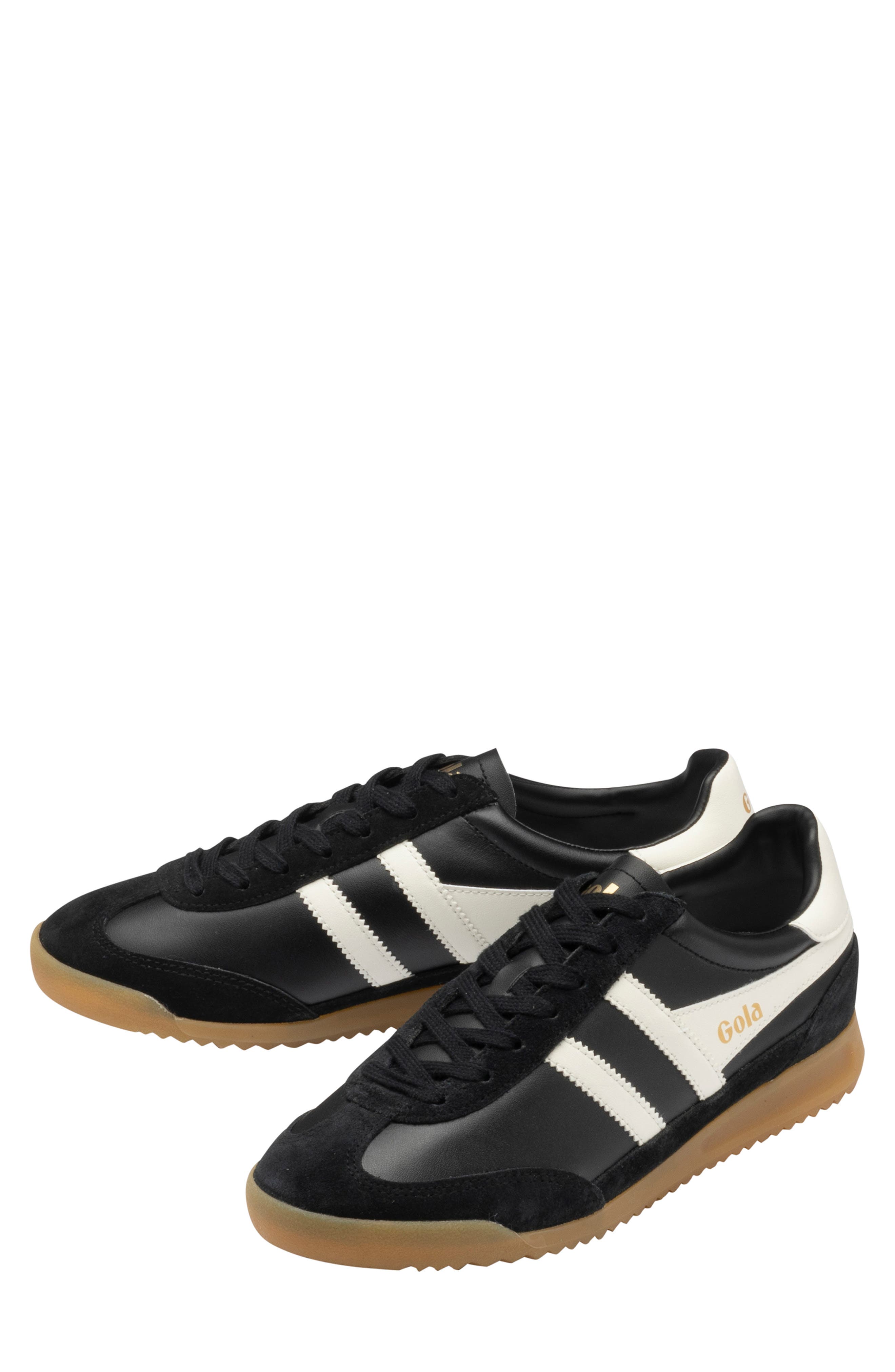Tornado Leather Sneaker, Alternate, color, BLACK/ OFF WHITE