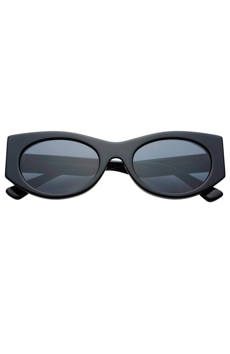 FREYRS Eyewear Layla Cat Eye Sunglasses, Main, color, Black