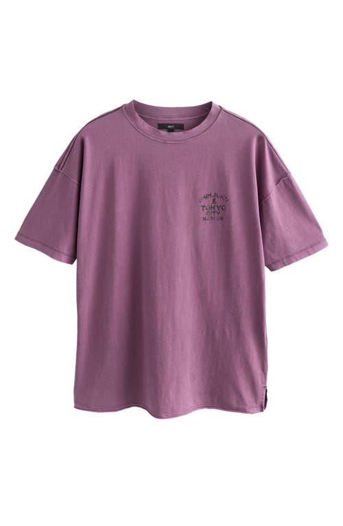 Next Ramen Graphic T-shirt In Purple