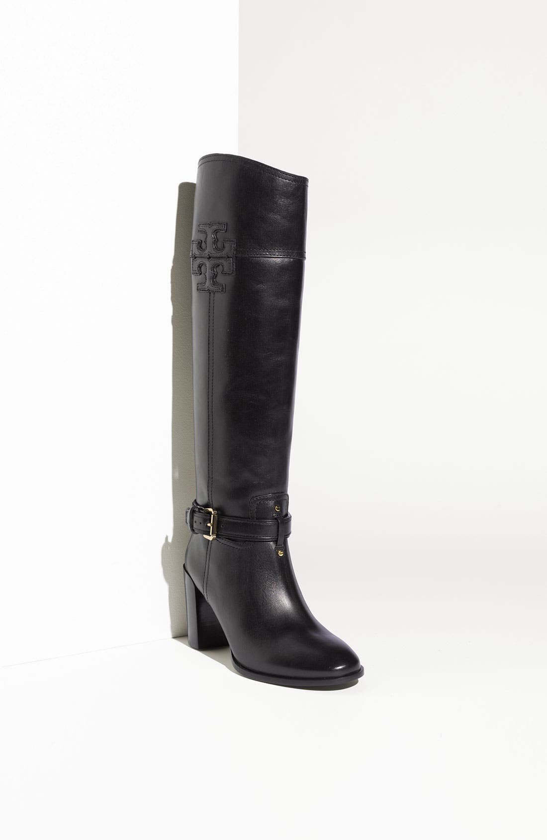 Tory Burch 'Blaire' Leather Boot, Main, color, 