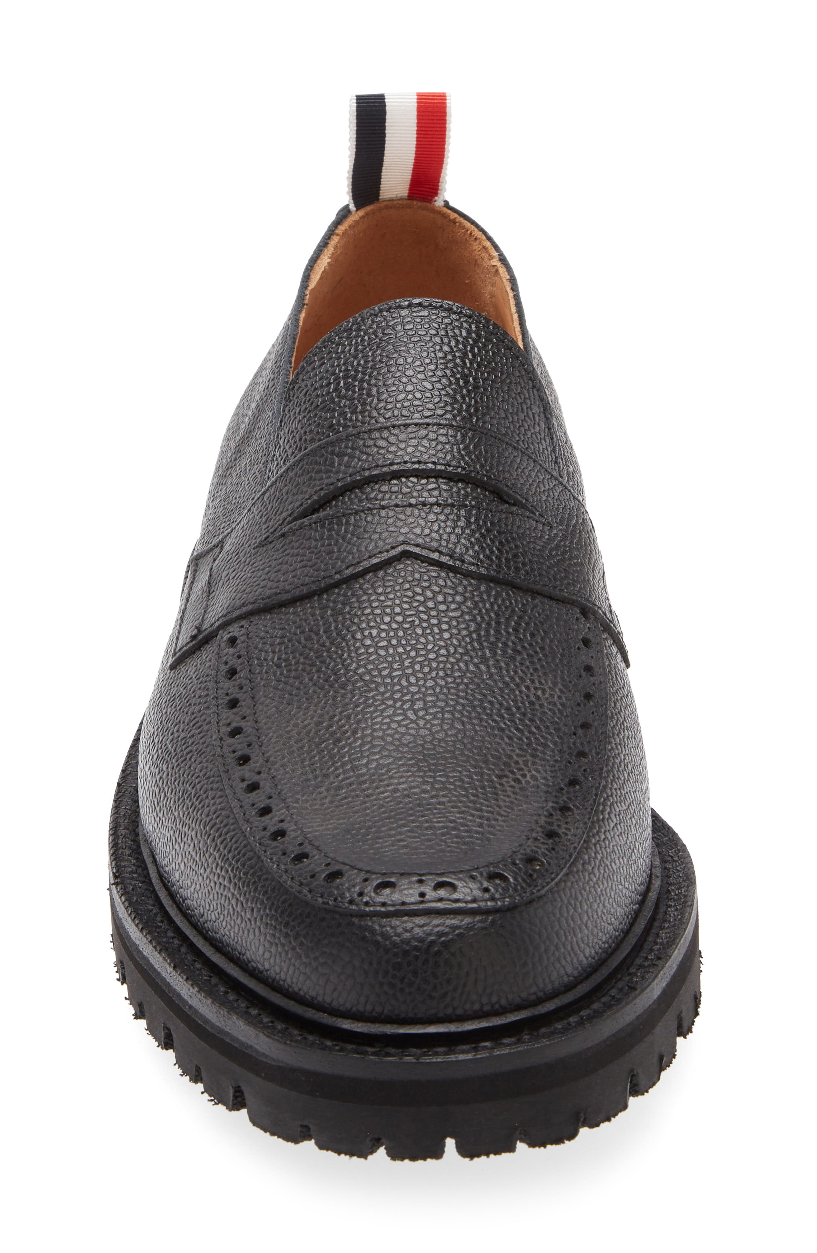 Thom Browne Penny Loafer, Alternate, color, Black