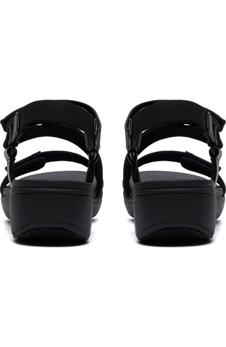 Clarks<sup>®</sup> Breeze Rae Sun Sandal, Alternate, color, Black