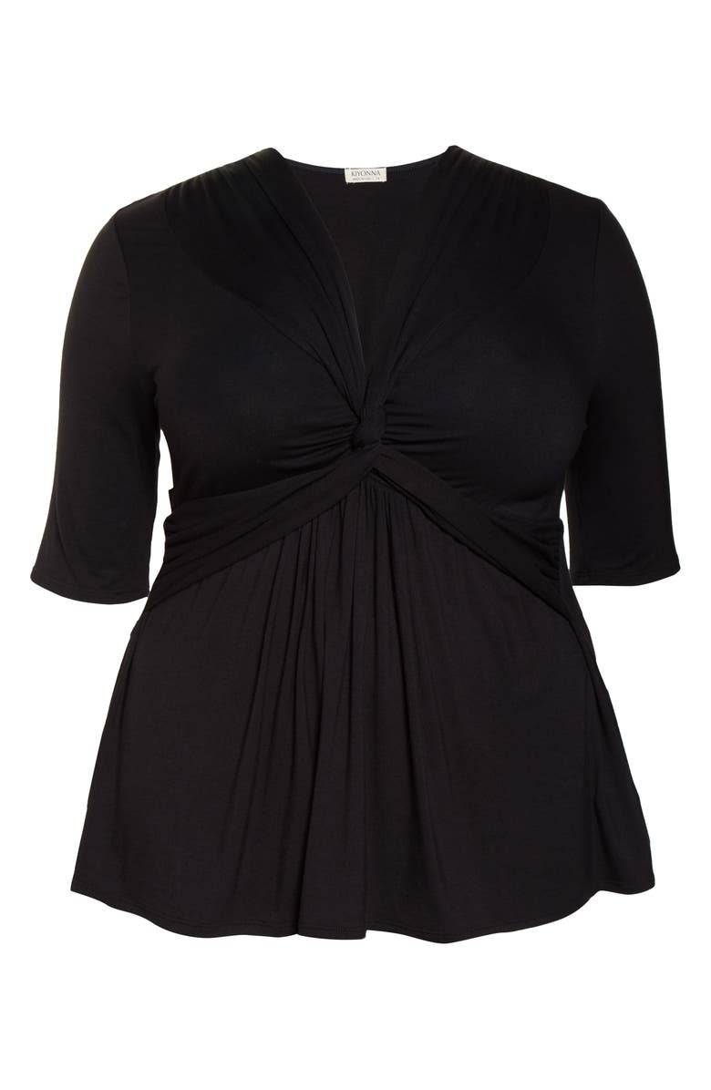 Kiyonna Caycee Twist Top, Alternate, color,