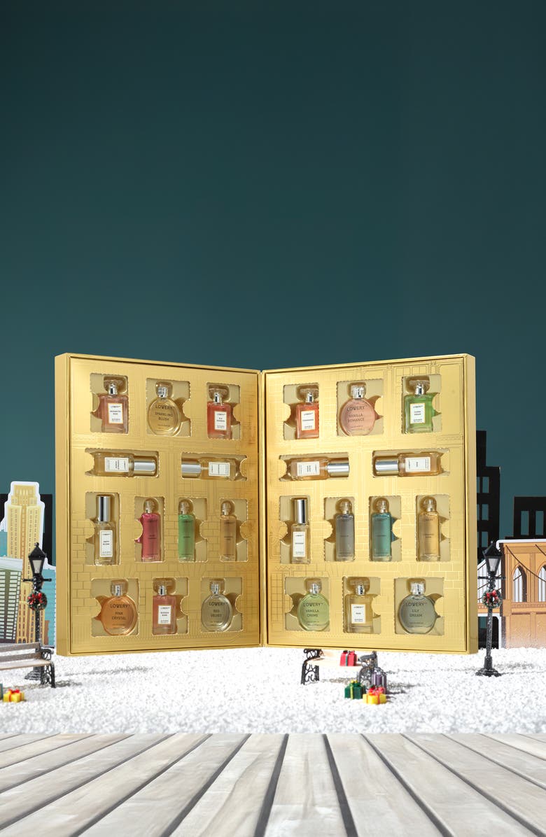 Lovery 24-Pc. Limited Edition Premium Eau de Parfum Gift Set, Alternate, color, Gold, Multi