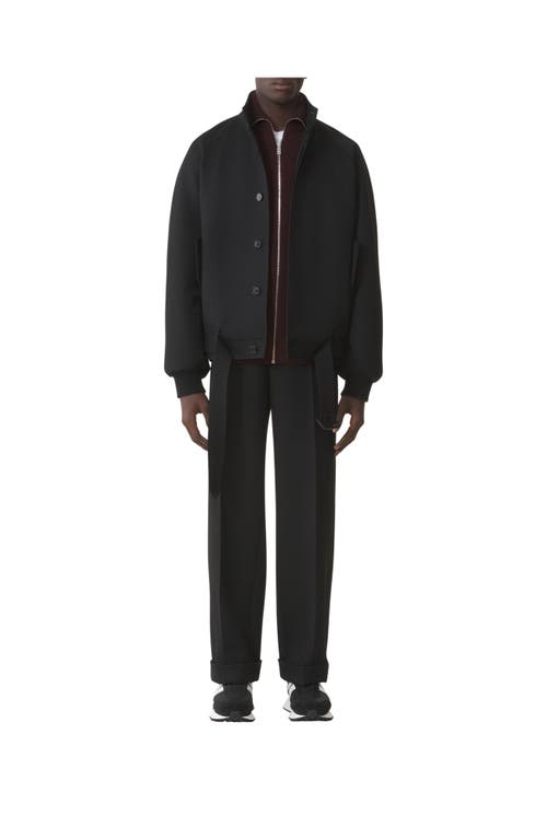 Lanvin Light Wool Jacket In Black