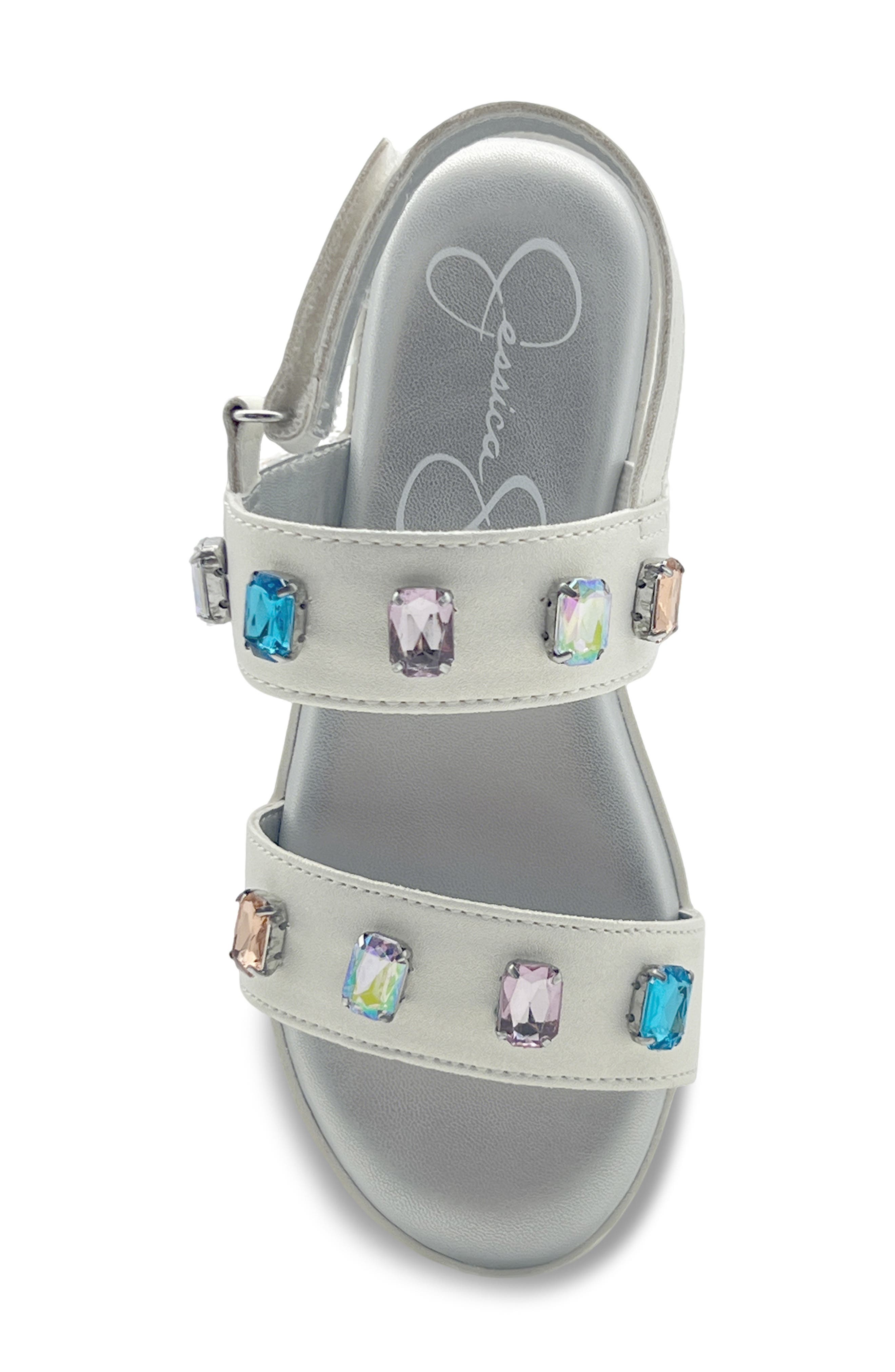 Kids' Ciara Kelsi Sandal, Alternate, color, SILVER