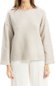 MAX STUDIO Relaxed Crewneck Sweater